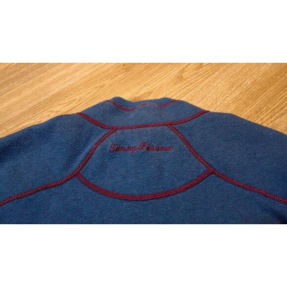 Tommy Bahama Sweatshirt Mens Large L  1/4 Zip Reversible Pullover Embroidered * - Picture 10 of 16